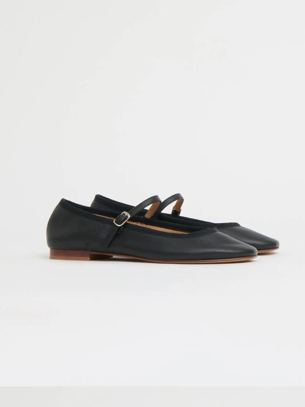 Mansur Gavriel Dance Mary Jane Leather Shoe - Black Sz 7.5